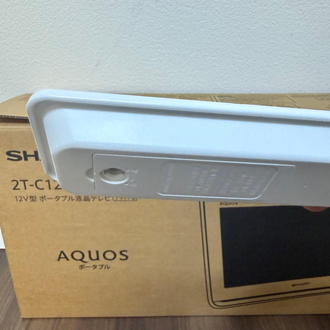 【美品】シャープ ポータブル 液晶テレビ AQUOS ブラック 2T-C12AF