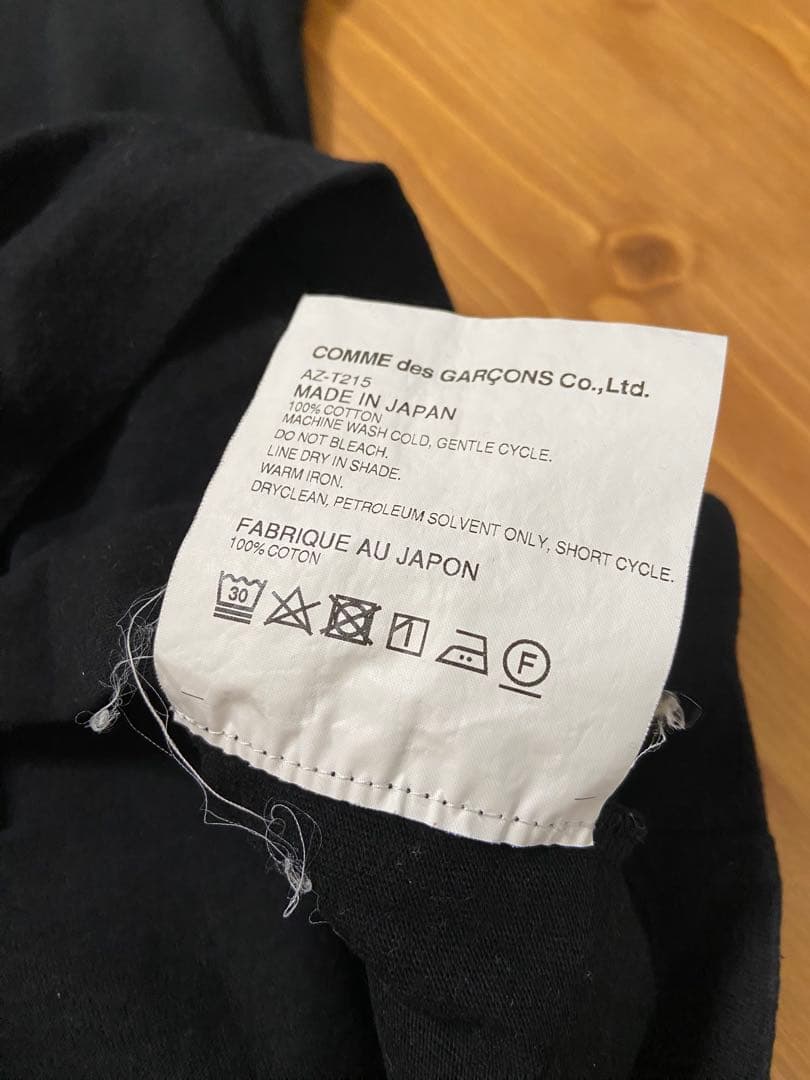 PLAY COMME des GARÇONS Tシャツ　ハートロゴ　ブラック　M