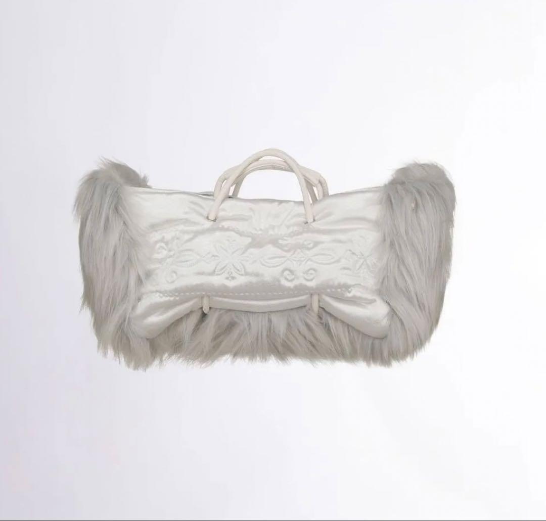 SCULPTOR Fluffy Slouchy Satin Bag バッグ