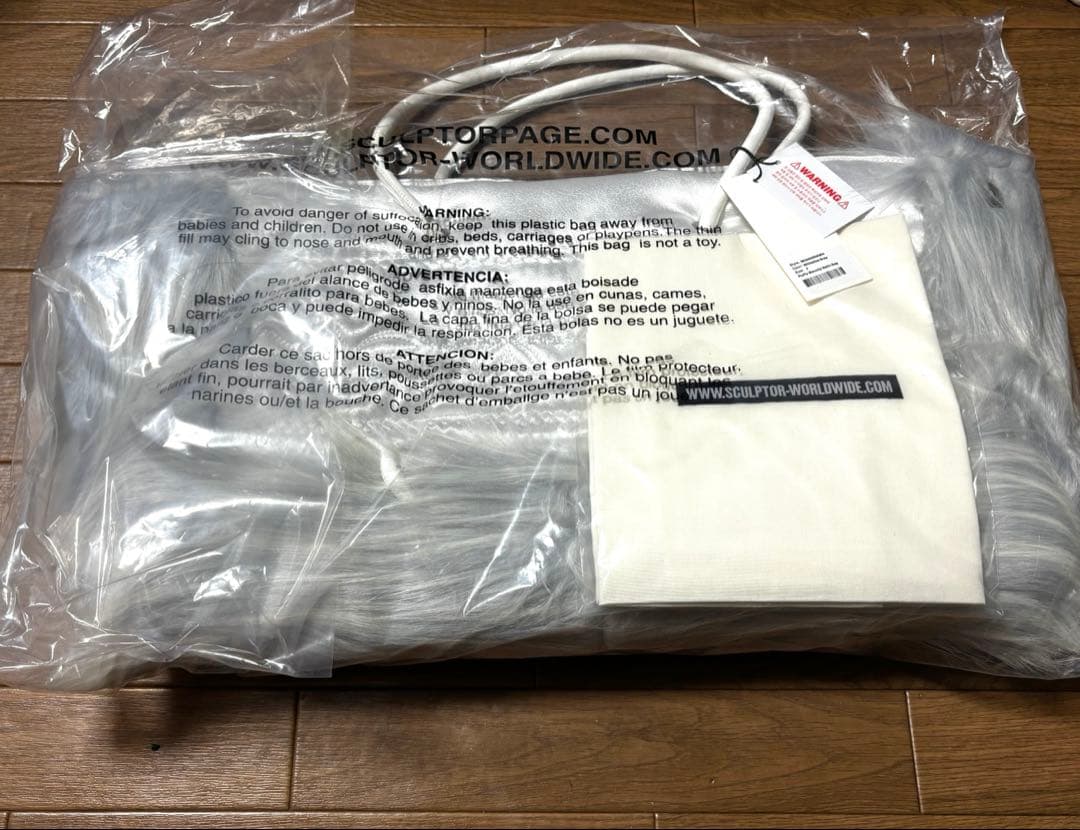 SCULPTOR Fluffy Slouchy Satin Bag バッグ