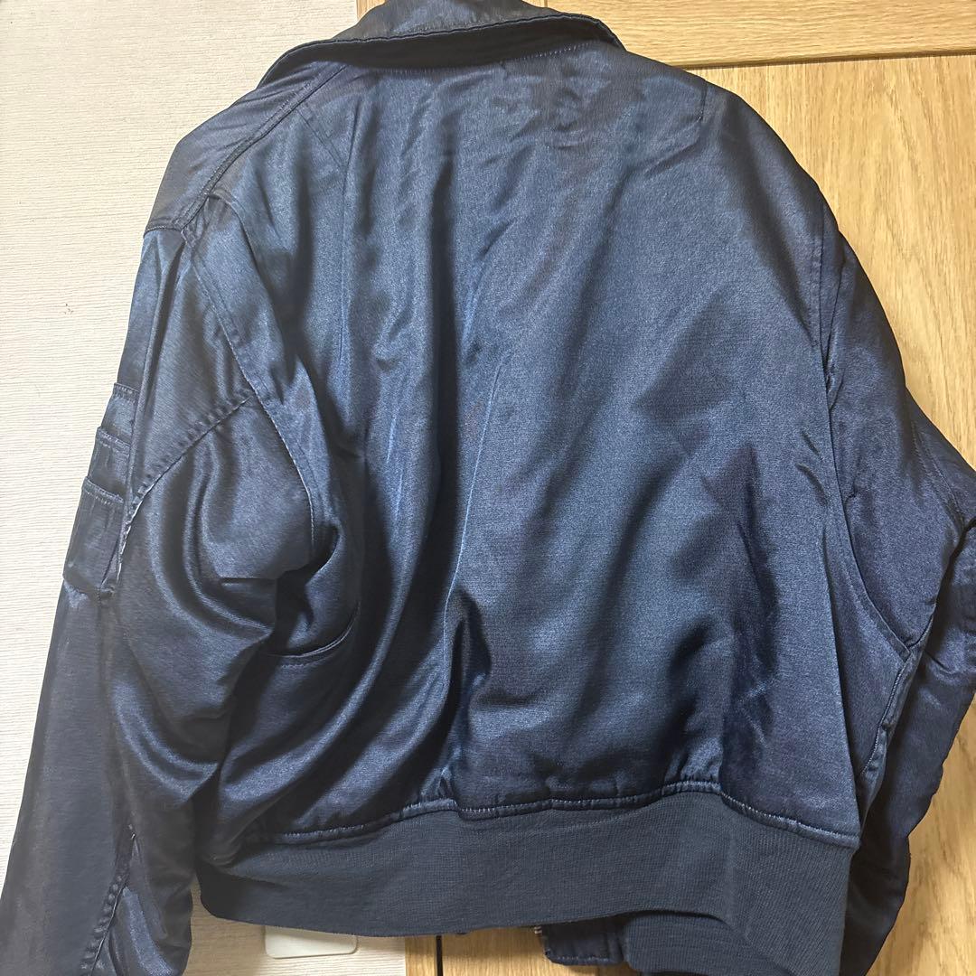 Schott ネイビー MA-1 フライトジャケット
