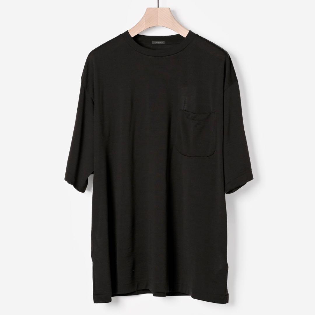 a*d様 23SS COMOLI コモリ サマーウール天竺 Tシャツ （brow
