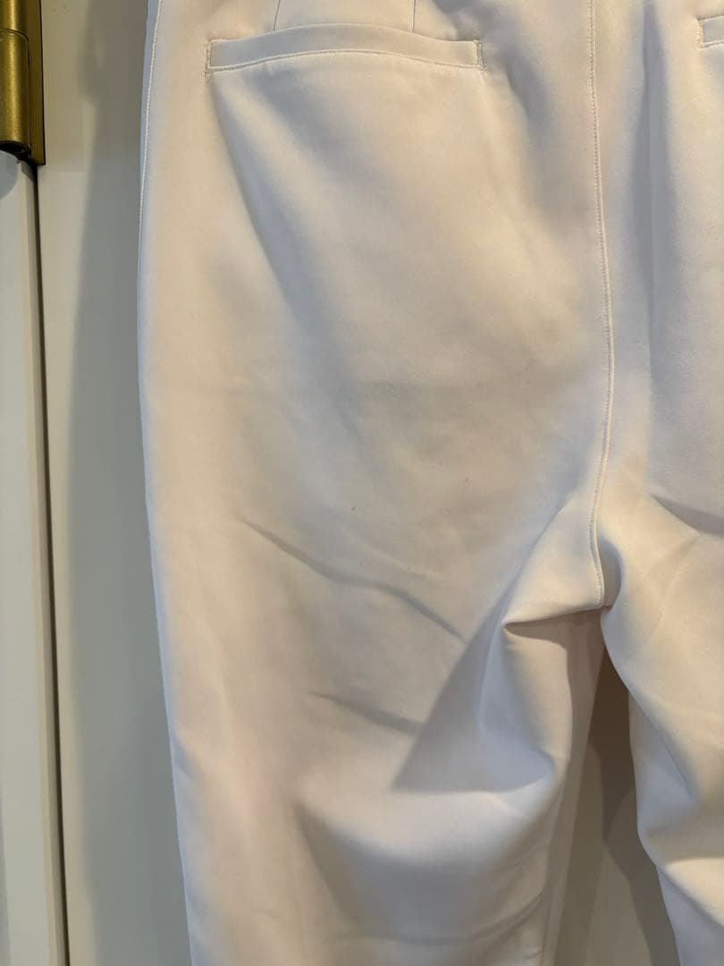 BRIEFING SIDE LOGO LINE SLIM PANTS ホワイト