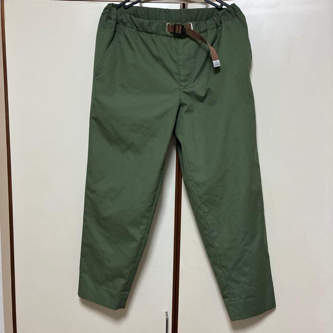 kolor BEACON 25ss ポリエステルコットン イージーパンツ