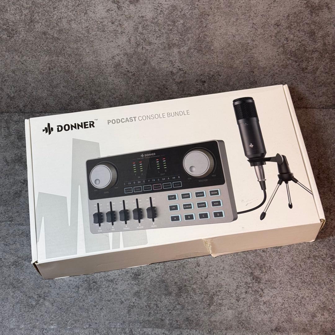 【新品未使用】DONNER オーディオミキサー CONSOLE BUNDLE