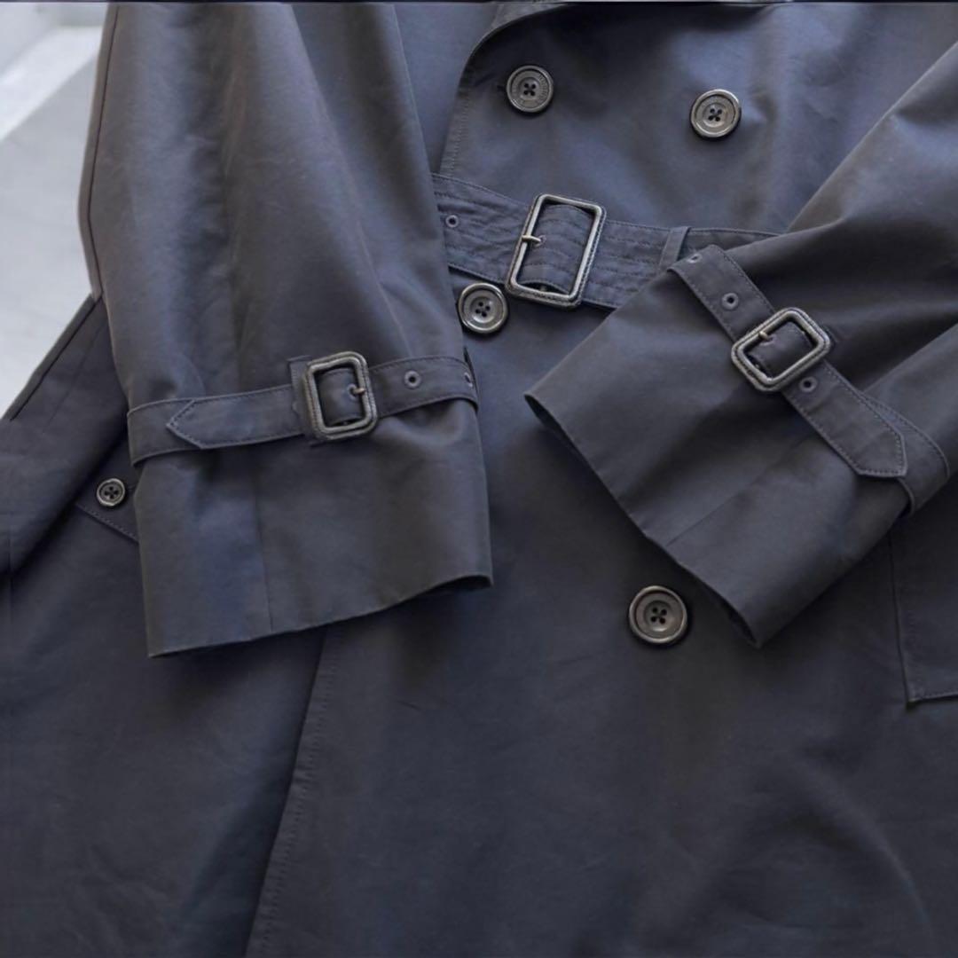 Aquascutum トレンチコート ネイビー
