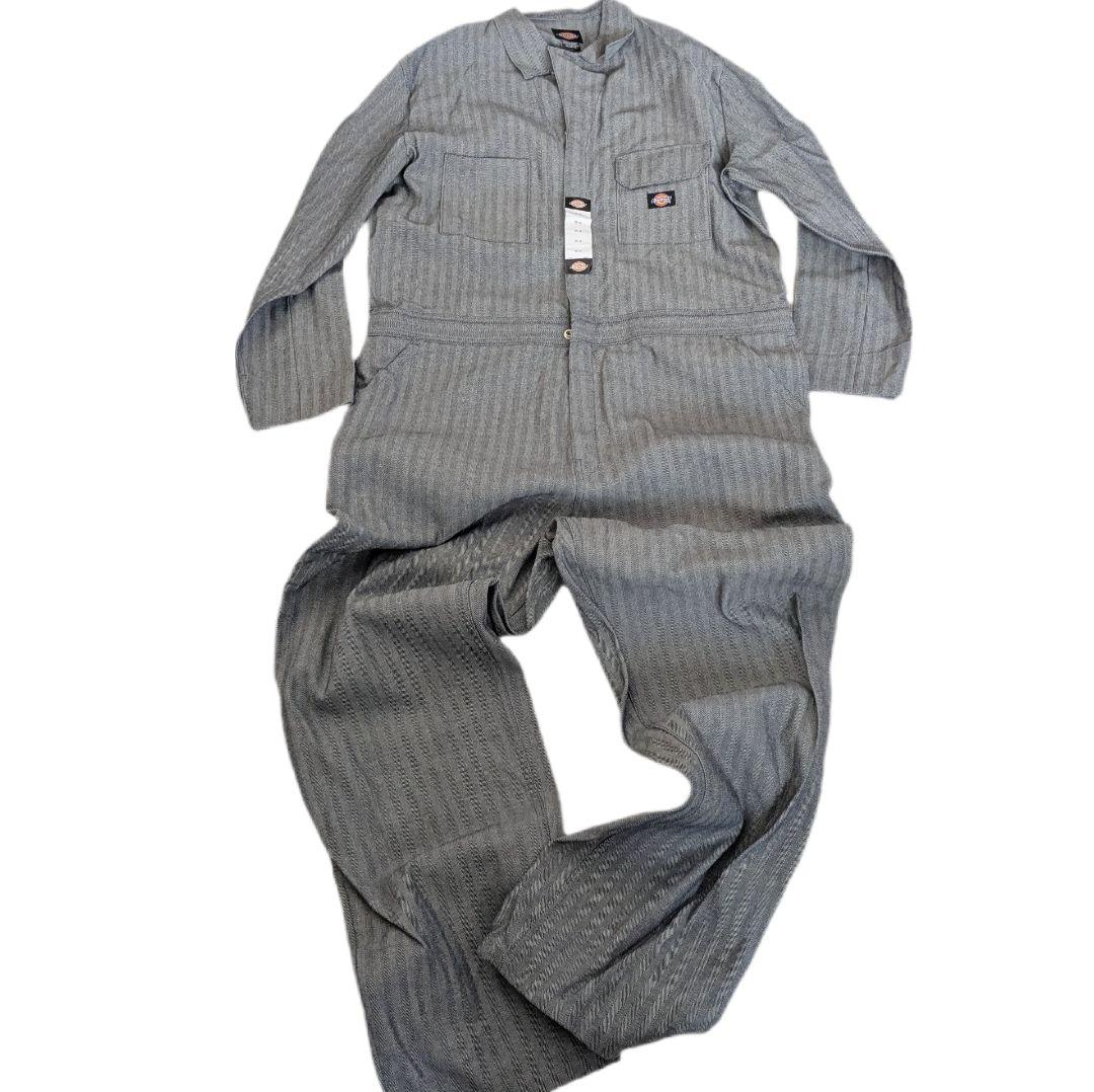 新品未使用✧DICKIES ディッキーズ　カバーオール　ヘリンボーン　XL