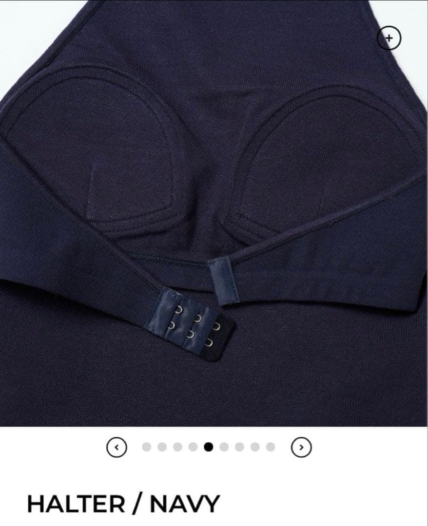 トップス THE SHISHIKUI HALTER/NAVY
