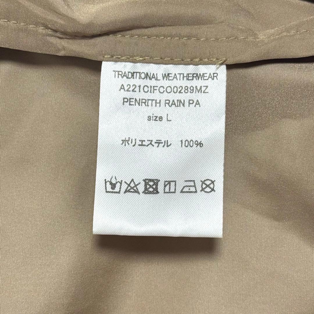 TRADITIONAL WEATHERWEAR レインコート ベージュ Ｌ