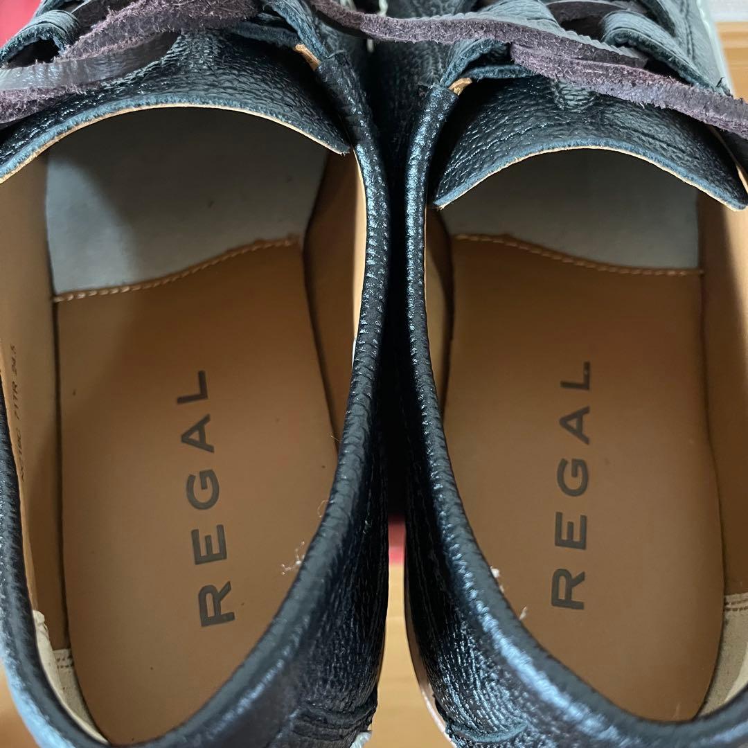 新品未使用 REGAL リーガル　71TR AH モカシン 革靴 24.5 黒