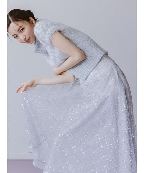 新品 バリエーションチュールフレアスカート