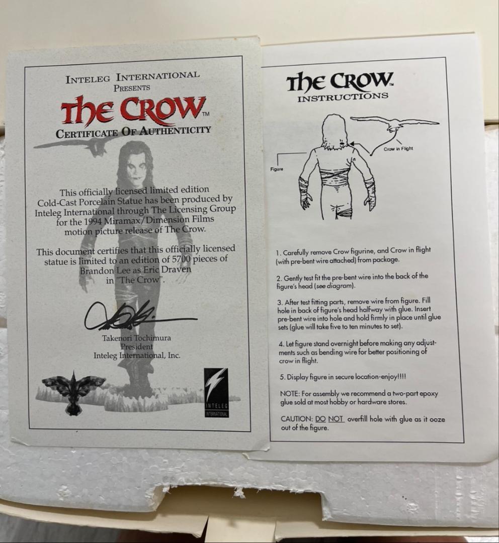 激レア 1994年製The Crow 4071of5700 限定フィギュア