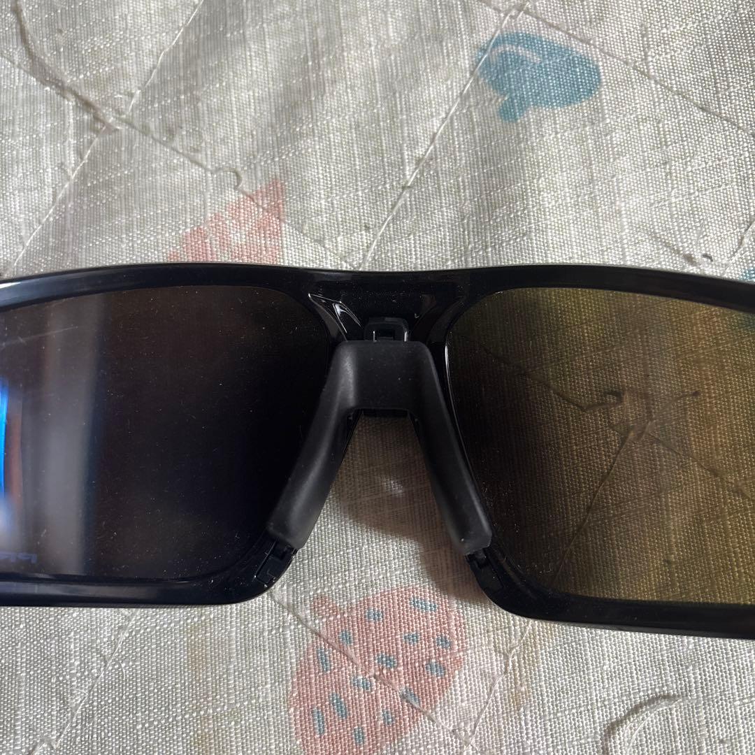 白*玉様 Oakley ブラック サングラス ブルーグラデーション