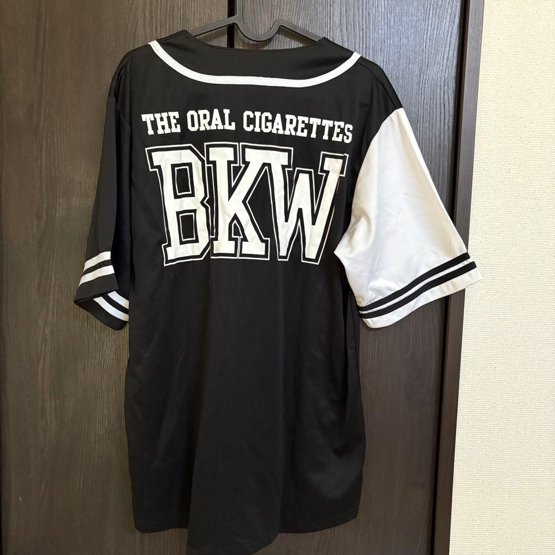 も*じ様 The ORAL CIGARETTES ベースボールTシャツ　BKW(
