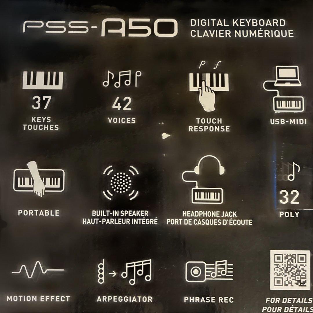 ジャンク⭐︎ ヤマハ PSS-A50は、37鍵盤のミニキーボード