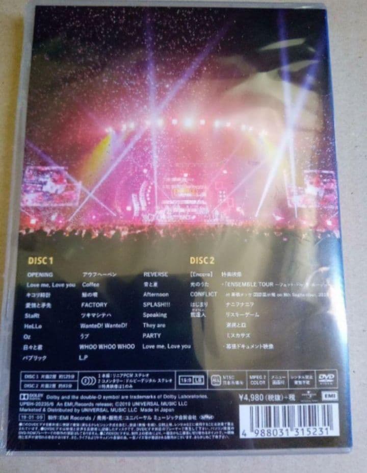 新品未開封 ミセス Mrs.GREEN APPLE/DVD 2作品
