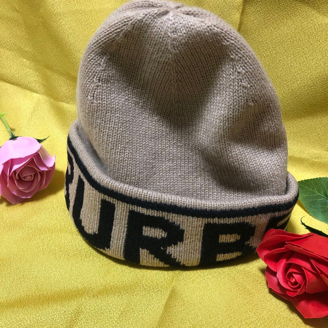 BURBERRY ベージュ ビーニー