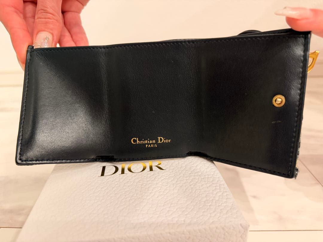 クリスチャンディオールDior saddle 折財布 三つ折り
