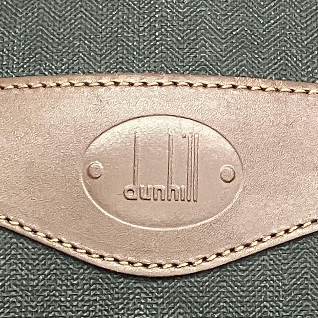 Y*様 ダンヒル Dunhill ボストンバッグ ブラック×ブラウン 美品
