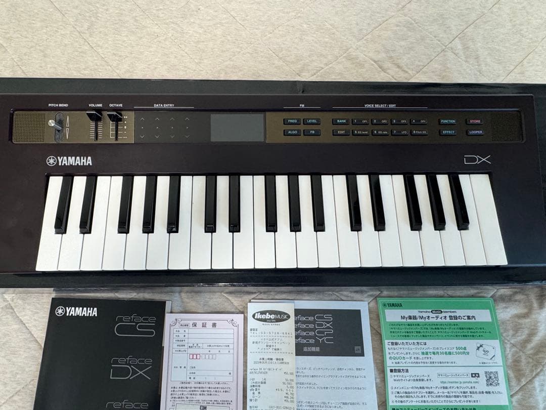 【美品】YAMAHA Reface DX FMシンセサイザー 元箱・付属品完備