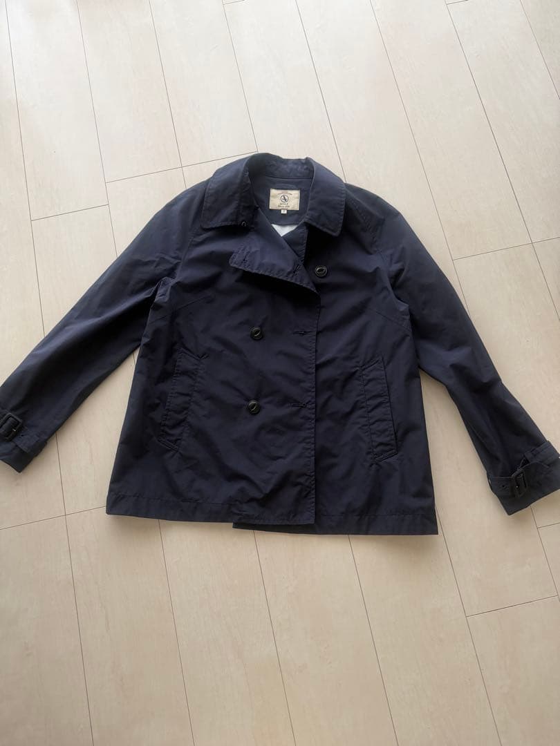 【AIGLE】エーグル ネイビージャケット 春アウター レイン対応