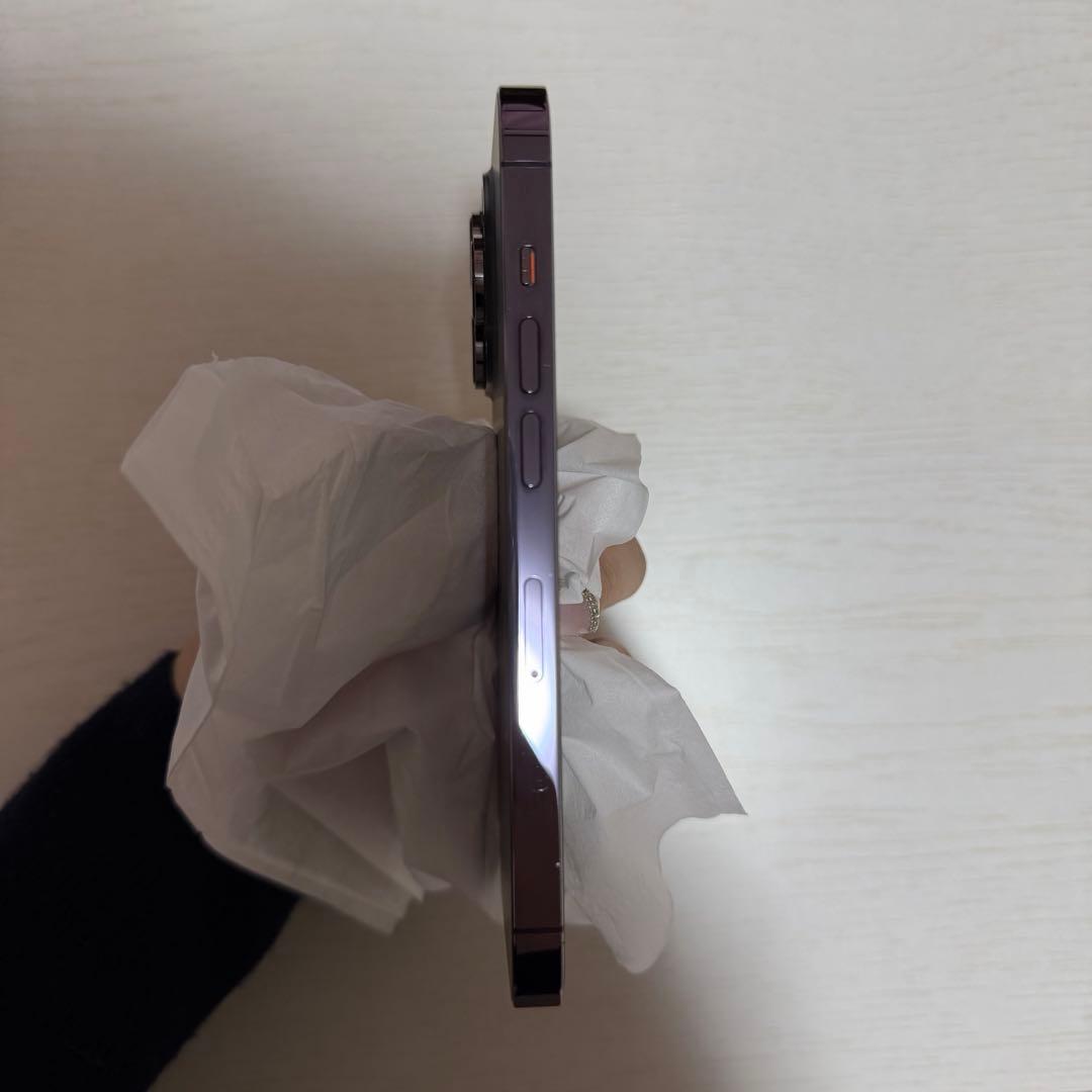 【SIMフリー】iPhone14Pro【ディープパープル】ガラスフィルム付き