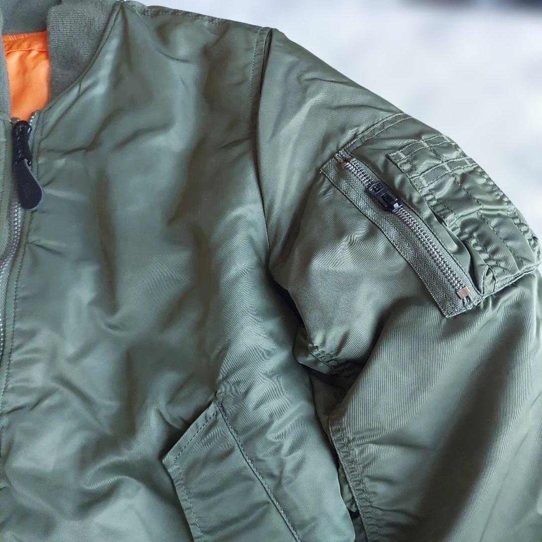 極美品 現行 ALPHA INDUSTRIES MA-1 フライトジャケット M