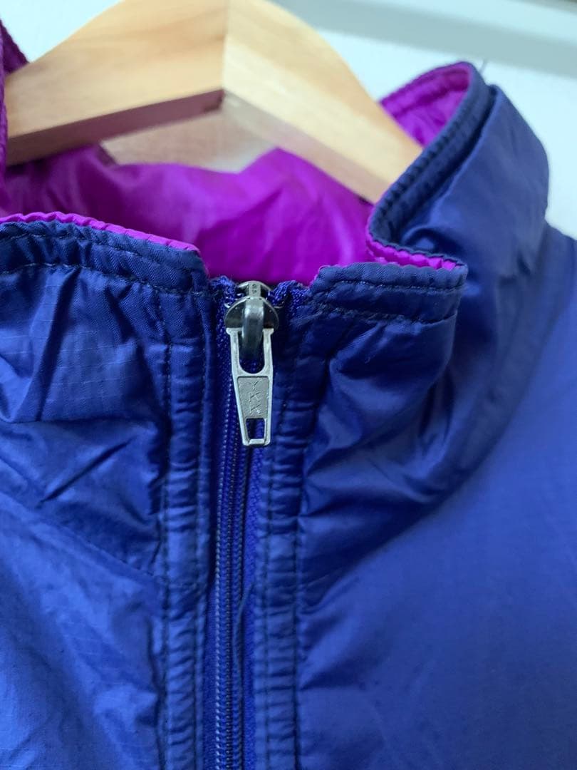 patagonia パフボールベスト ブルーベリー×ブライトパープル USA製