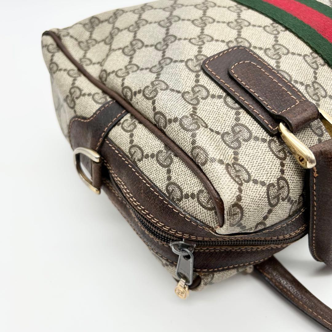 GUCCI シェリーライン 2way GG ショルダー ハンドバッグ PVC