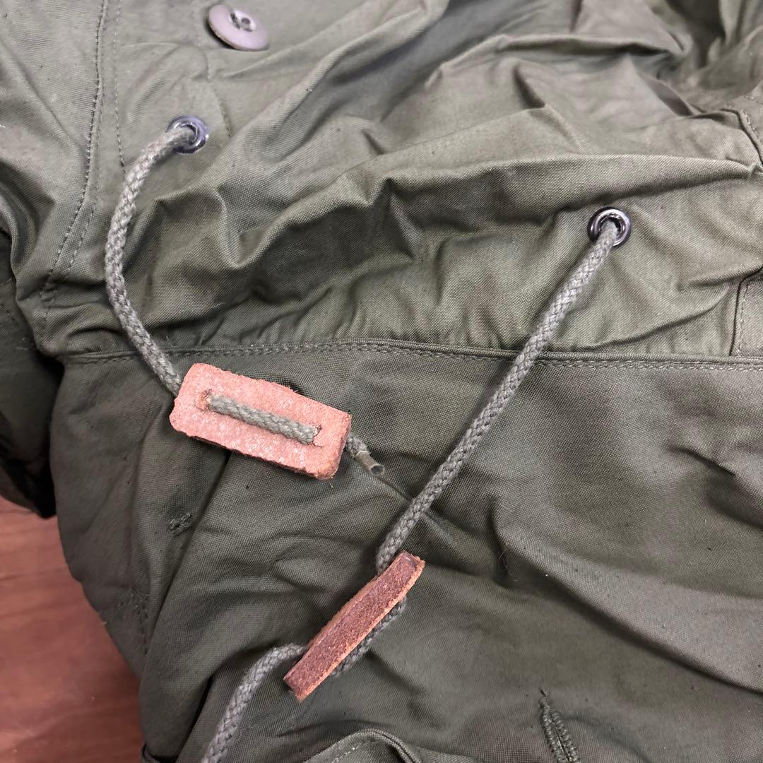 デッドストック　米軍　実物　80s M65 フィッシュテールパーカーフード　②