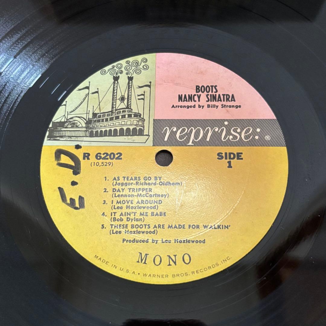 レコード Nancy Sinatra Boots レアグルーヴ フォークロック