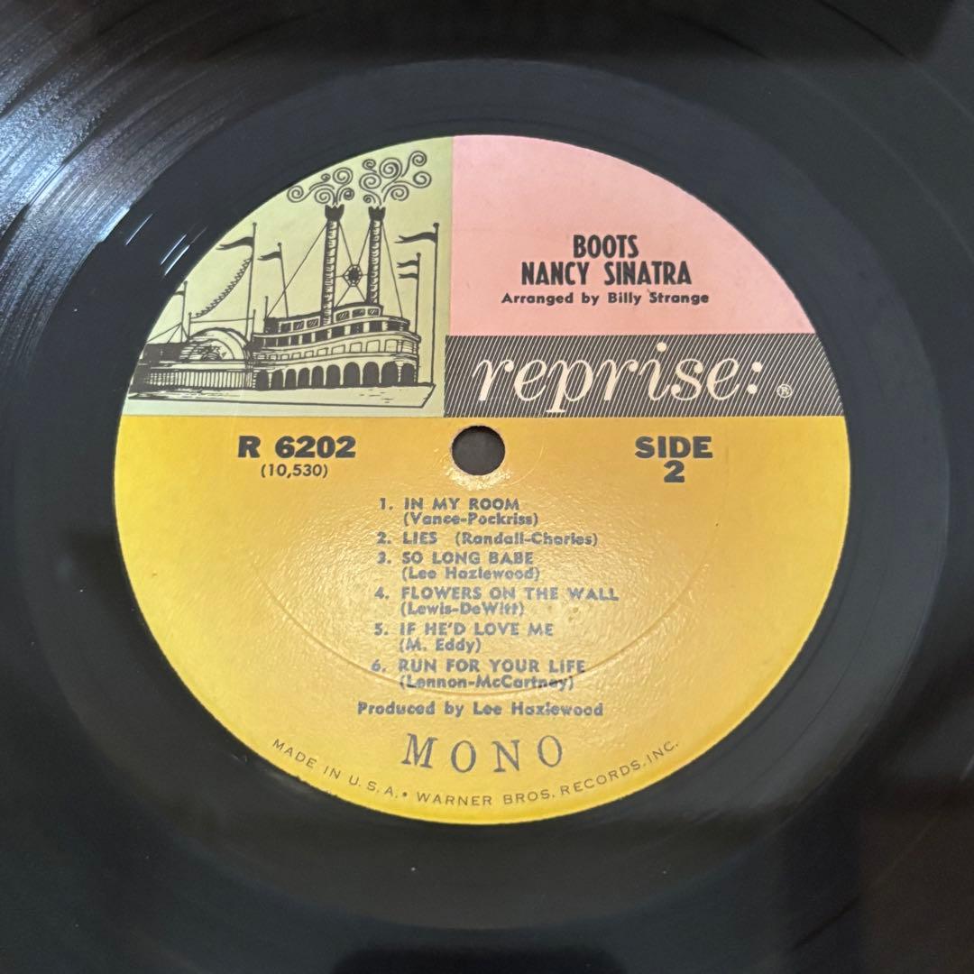 レコード Nancy Sinatra Boots レアグルーヴ フォークロック