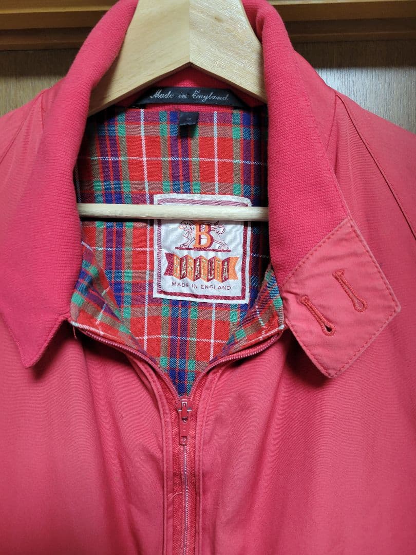 ​【英国製】BARACUTA バラクータ G9 ハリントンジャケット レッド