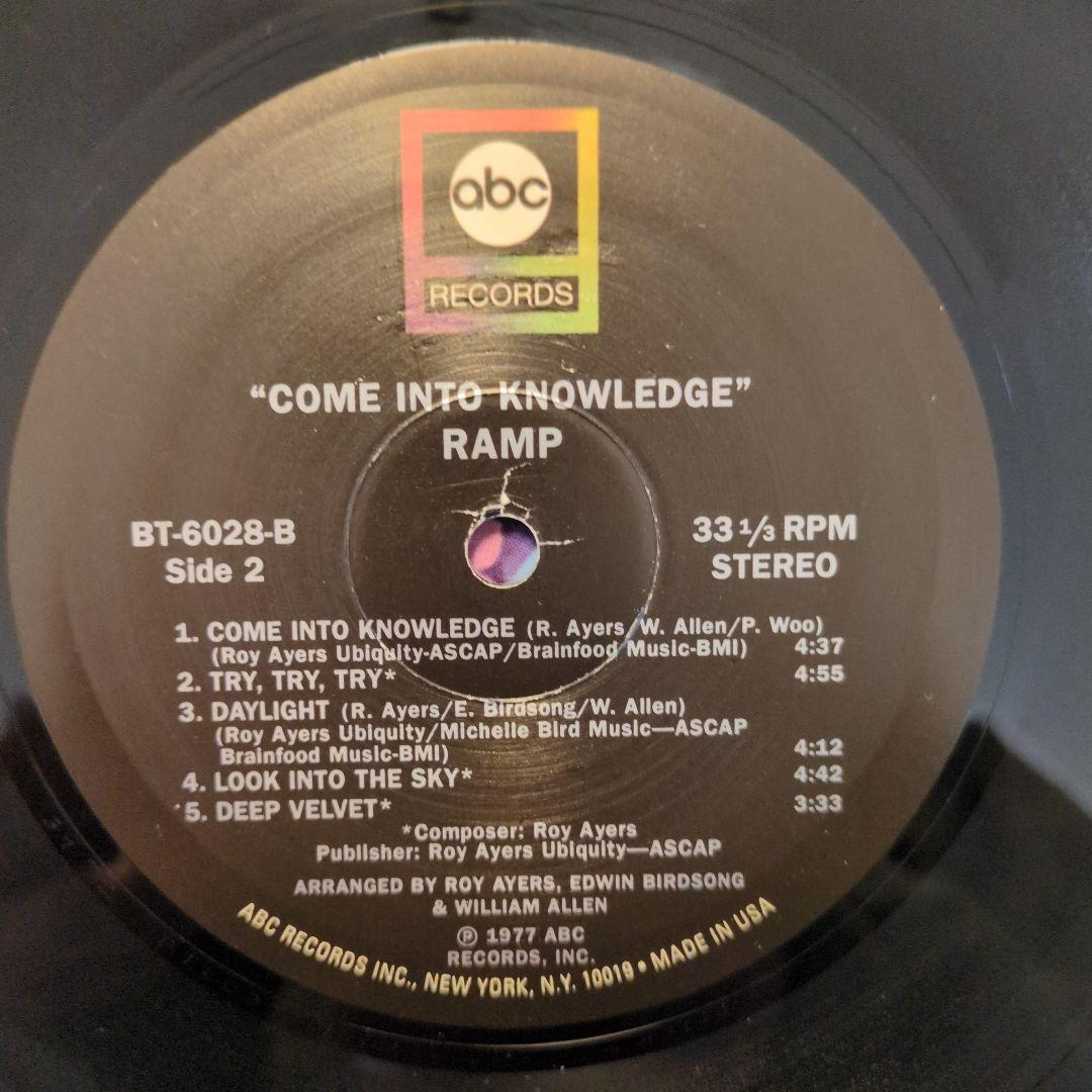 洋楽 Ramp/Come Into Knowledge reissue