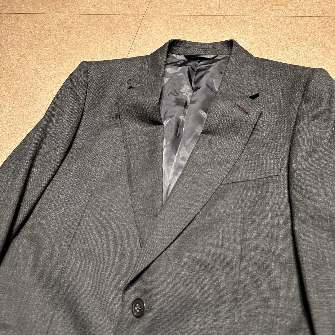 Paul smith ポールスミス　テーラードジャケット　ウール　ダークグレー