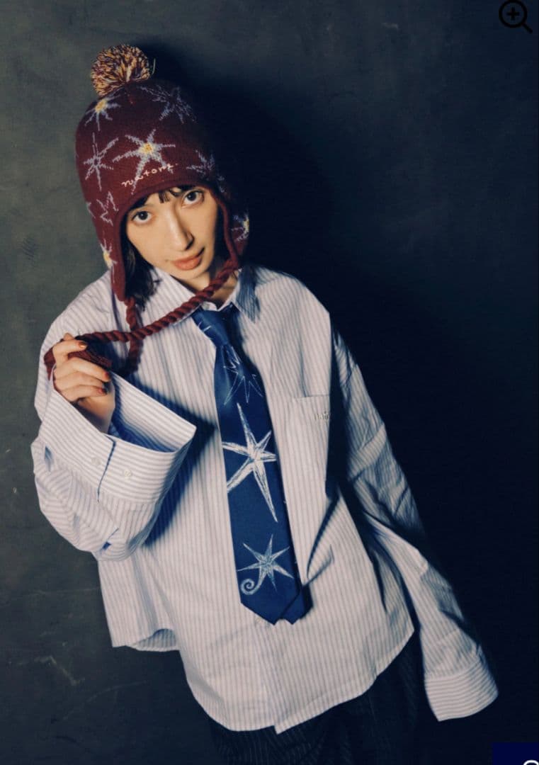 なとり 深海 The Abyss Printed tie ネクタイ
