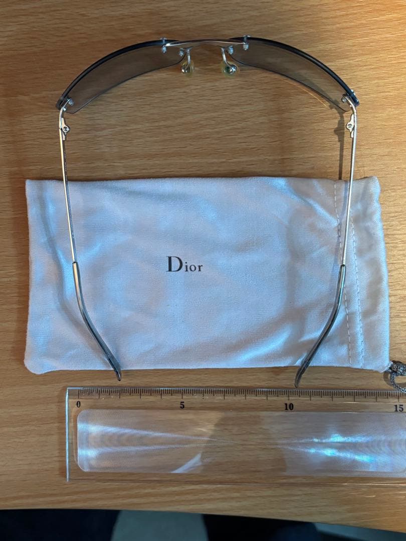 Christian Dior ディオール　リムレス　サングラス　度なし　スター