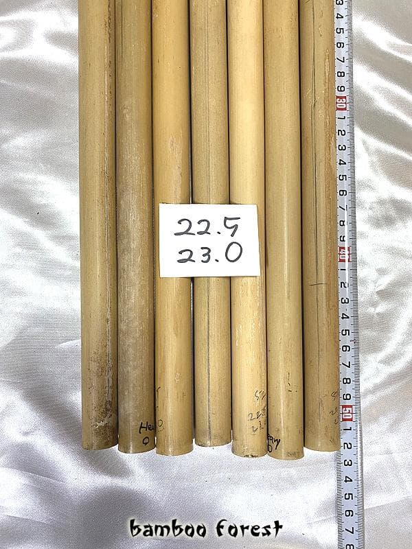 篠竹／女竹 篠笛／横笛素材 22.5~23.0mm