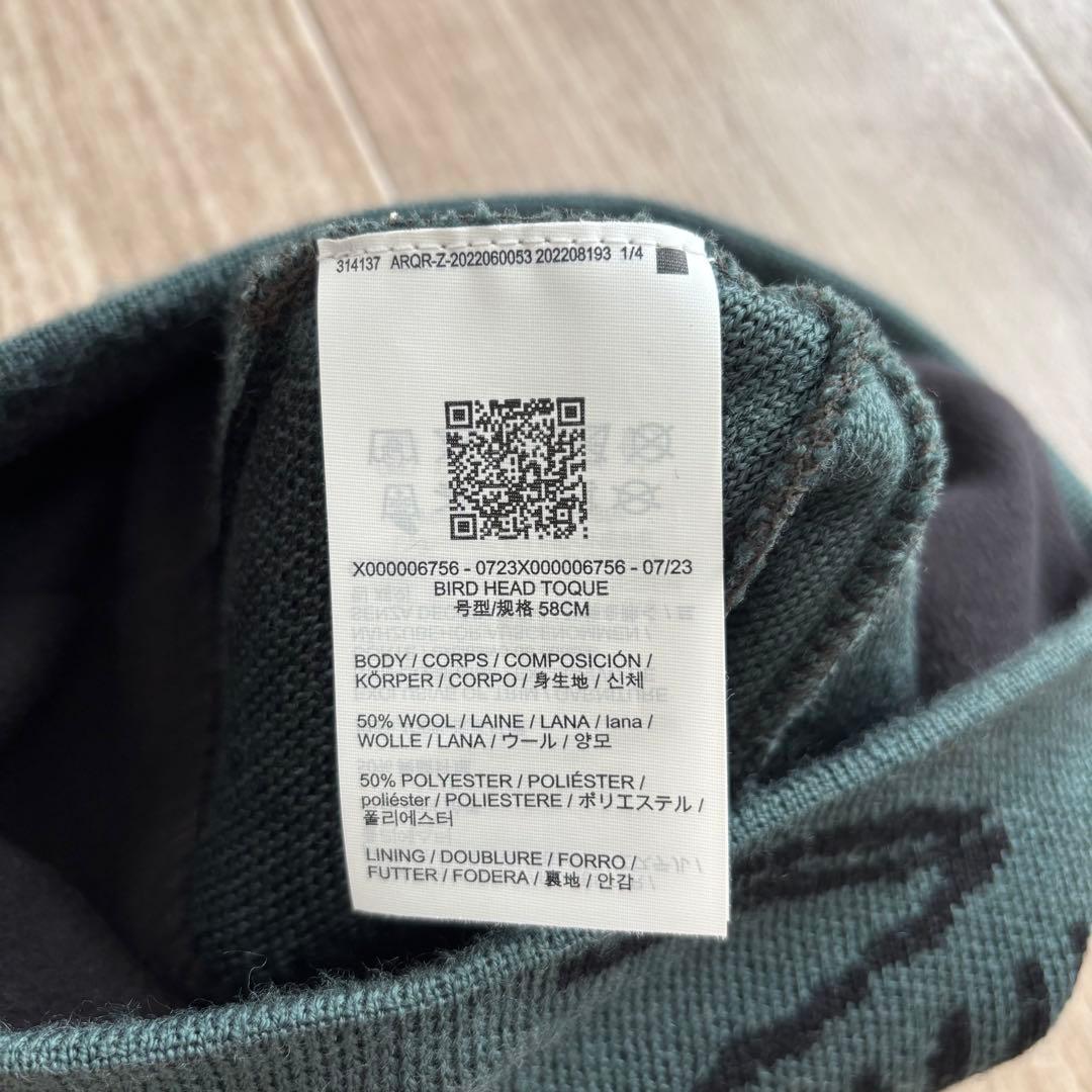 ARC'TERYX グリーン×ブラック ビーニー