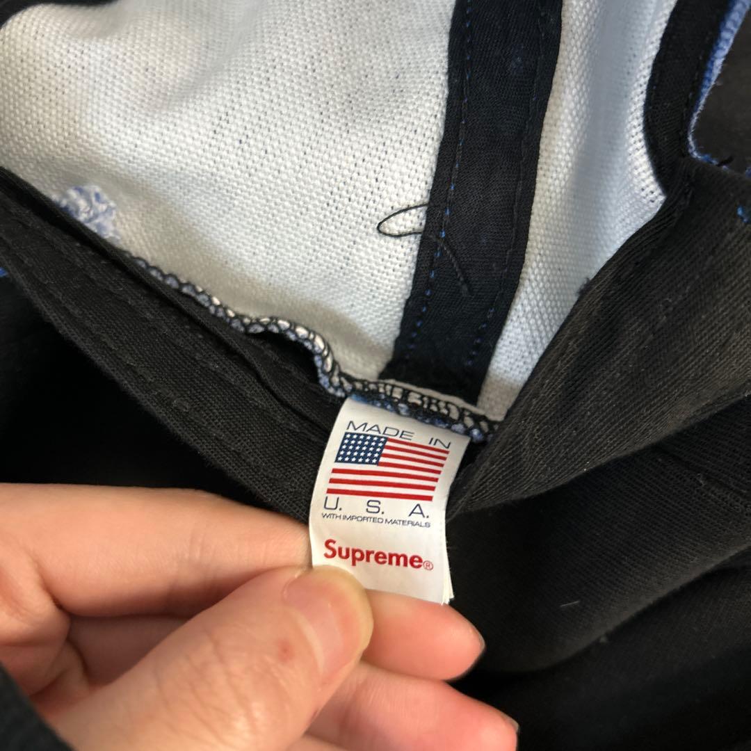 supreme キャップ 25aw 青