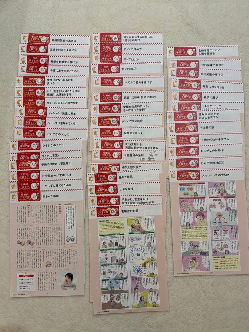 七田ひよこ脳力開発CD/テキスト/子育て学/子育ては夢そだて 5月〜3月