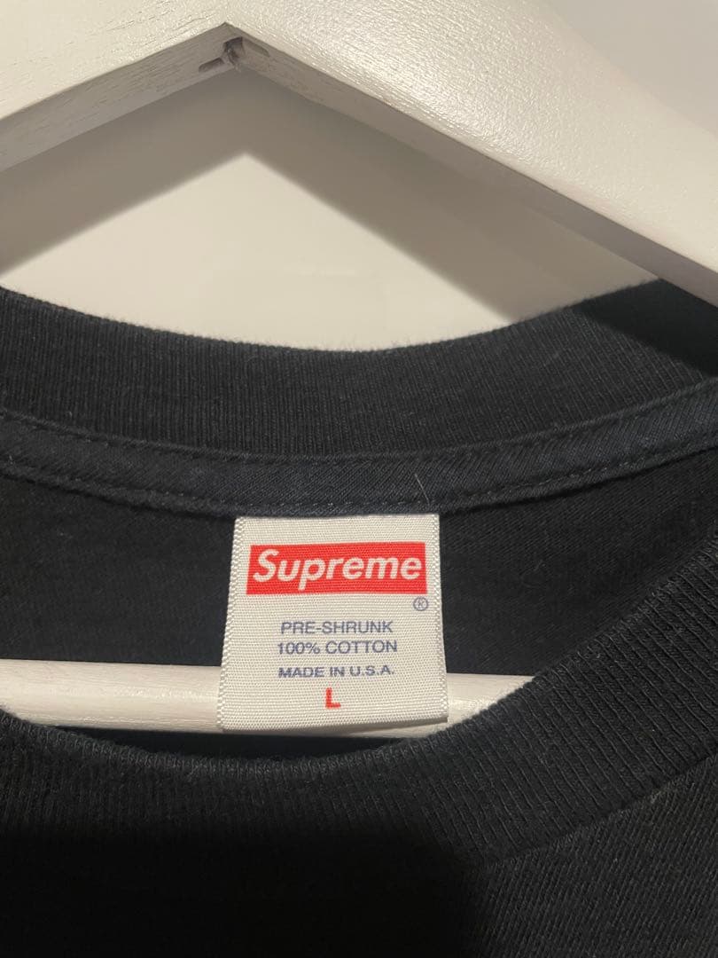 Supreme アートプリント Tシャツ L 黒