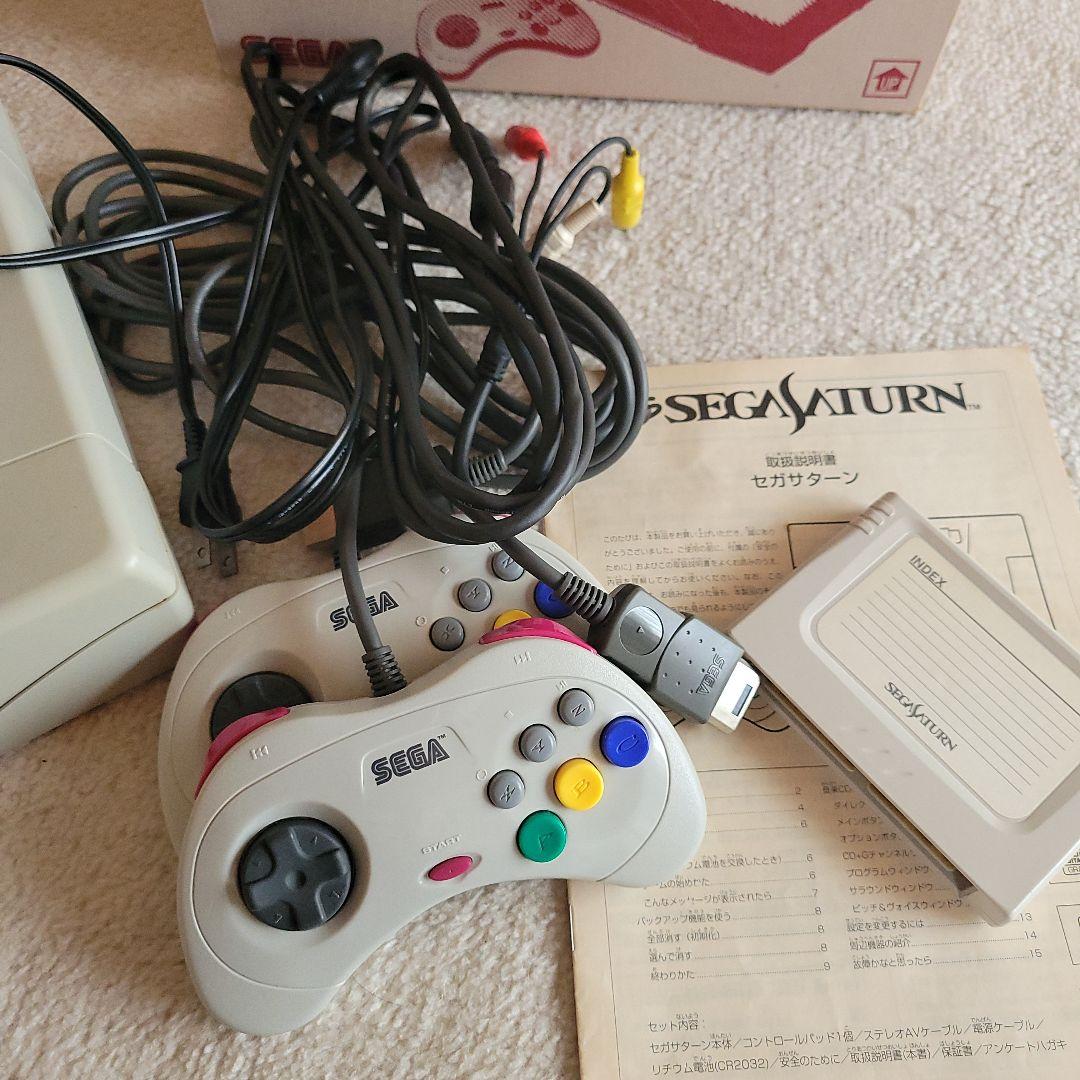 今月末までsale・ソフト4点付き☆セガサターンHST-0014ゲーム器
