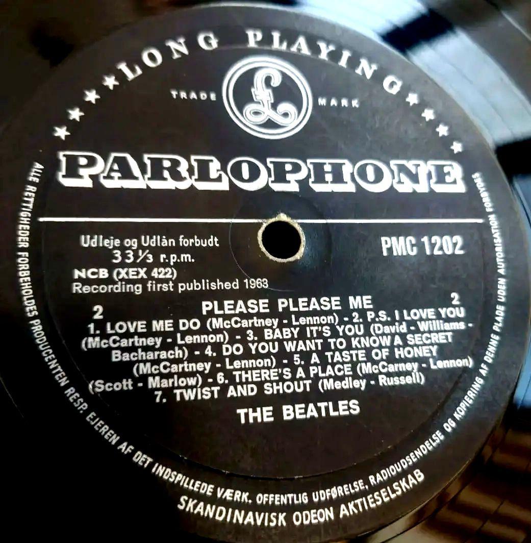 デンマーク盤THE BEATLES PLEASE PLEASE ME完品