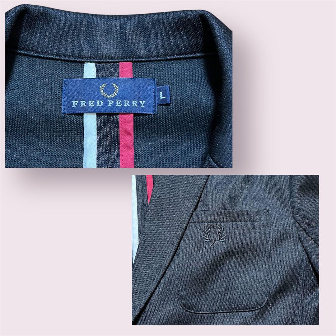 美品✨ FRED PERRY テーラードジャケット L ブラック 日本製