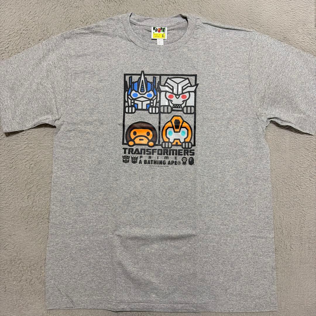 A BATHING APE BAPE TRANSFORMERS tシャツ XL