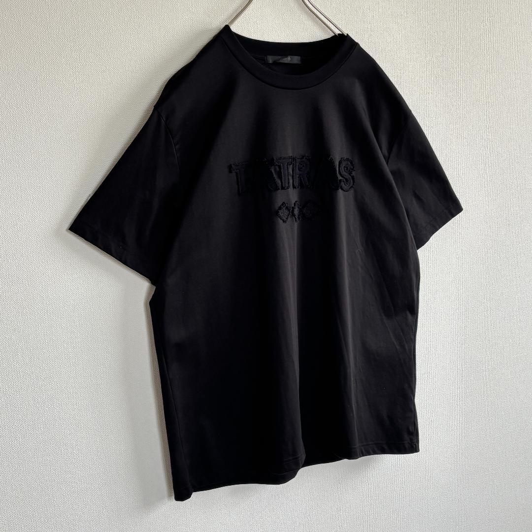 ainori【極美品】タトラス/Tシャツ/ビッグワッペンロゴ/黒/4