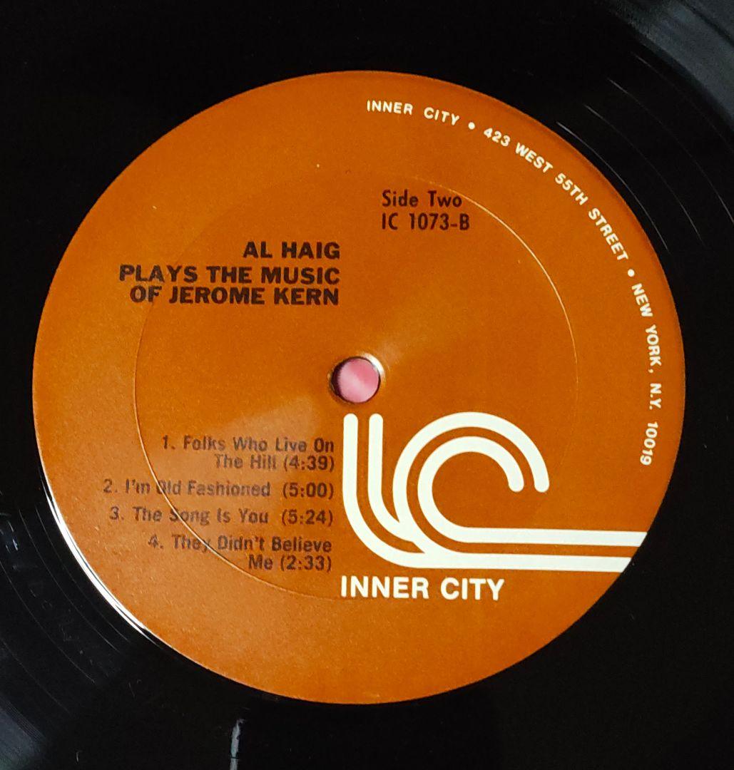 ジャズ・バップ・ピアニスト、アル・ヘイグの希少盤★アルバム状態良くオススメ品