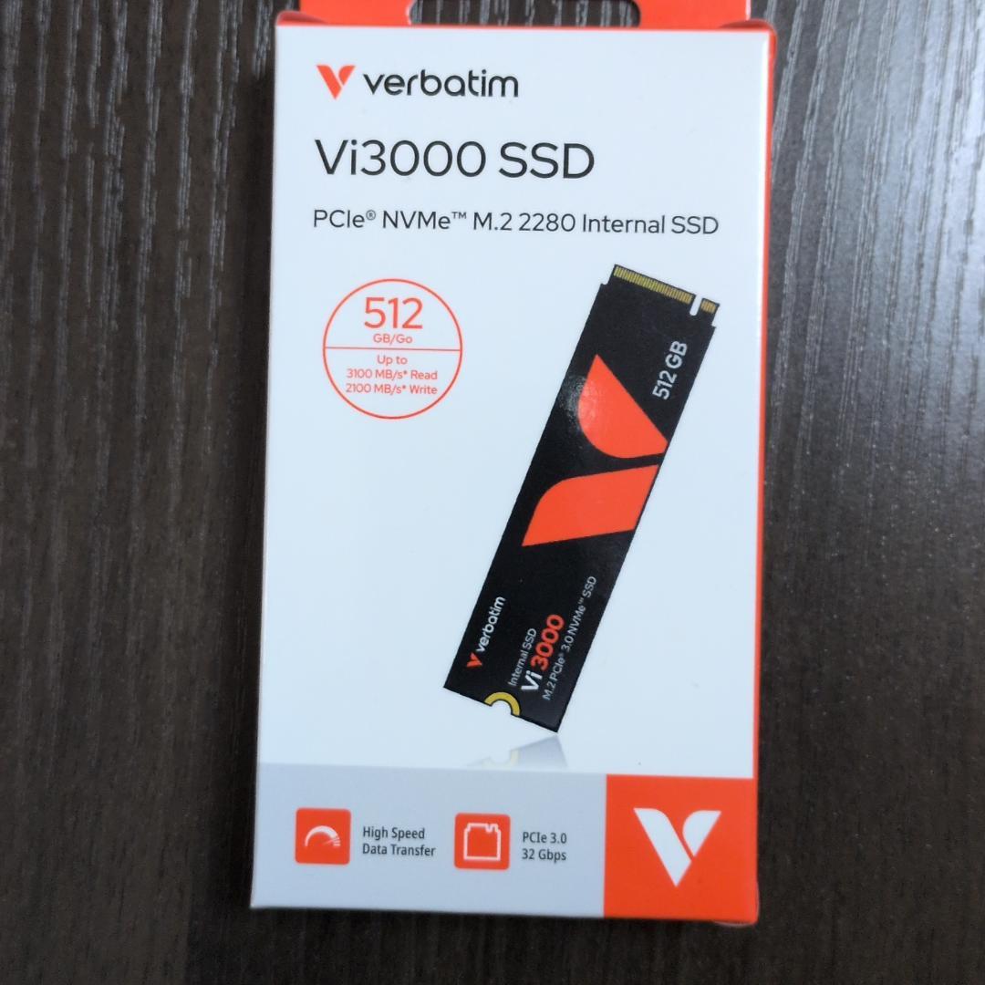 【未開封】 M.2 NVMe SSD 512GB 3点セット