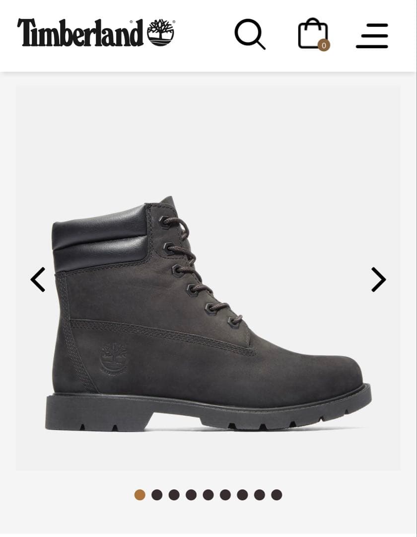 Timberland 6インチリンデンウッド プレミアムWPブーツ 23.5 黒
